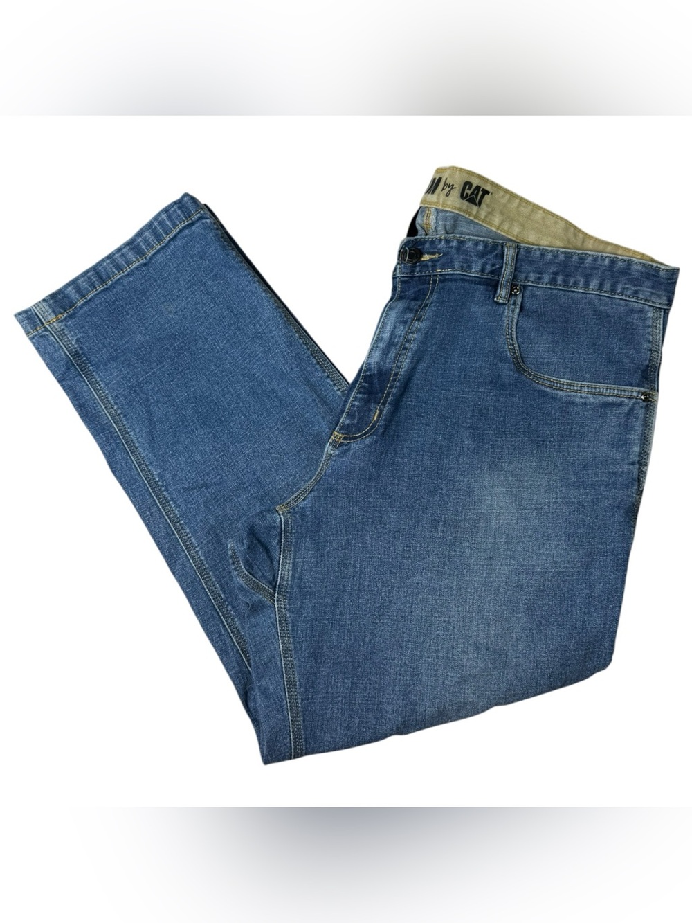 CAT Caterpillar Denim Straight Leg Stretch Jeans 40x30